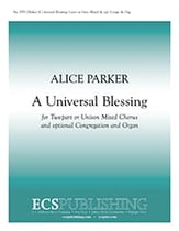A Universal Blessing Two-Part Mixed choral sheet music cover